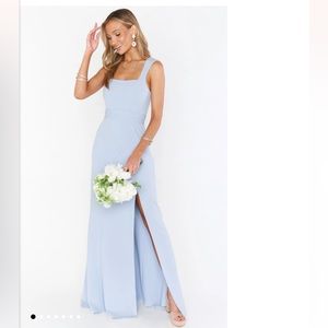 Show Me Your Mumu Paris Gown Steel Blue